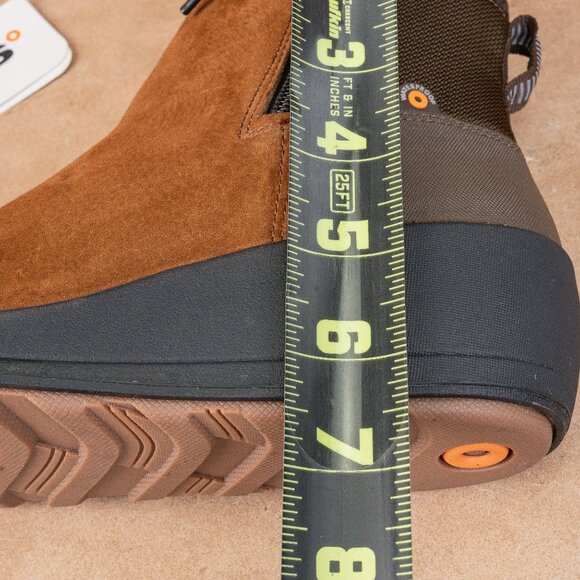 Bogs Women Vista Rugged Cognac Suede Zip Waterproof Ankle Boots sz 6US EUR37 - Picture 6 of 8